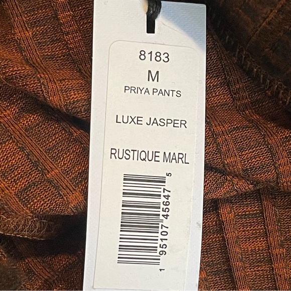 NWT! Michael Stars Women’s Priya Brown Clay Knit Wide Leg Pants - Size Medium - Picture 8 of 8